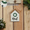 Noel Wreath Hanging Ornament 7x4x0.5 - The Village Country Store 