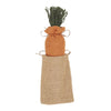 Seasons Crest Ornament Spring In Bloom Mini Burlap Sack with Carrot