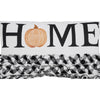 Seasons Crest Pillow Annie Black Check Home Pumpkin Ruffle Pillow 14x22