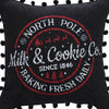 Annie Black Check Milk and Cookies Pillow 12x12 - The Village Country Store