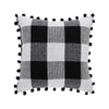 Annie Black Check Milk and Cookies Pillow 12x12 - The Village Country Store
