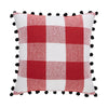 Annie Red Check Vintage Santa Pillow 12x12 - The Village Country Store 