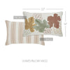 Seasons Crest Pillow Bountifall Leaves Pillow 14x22