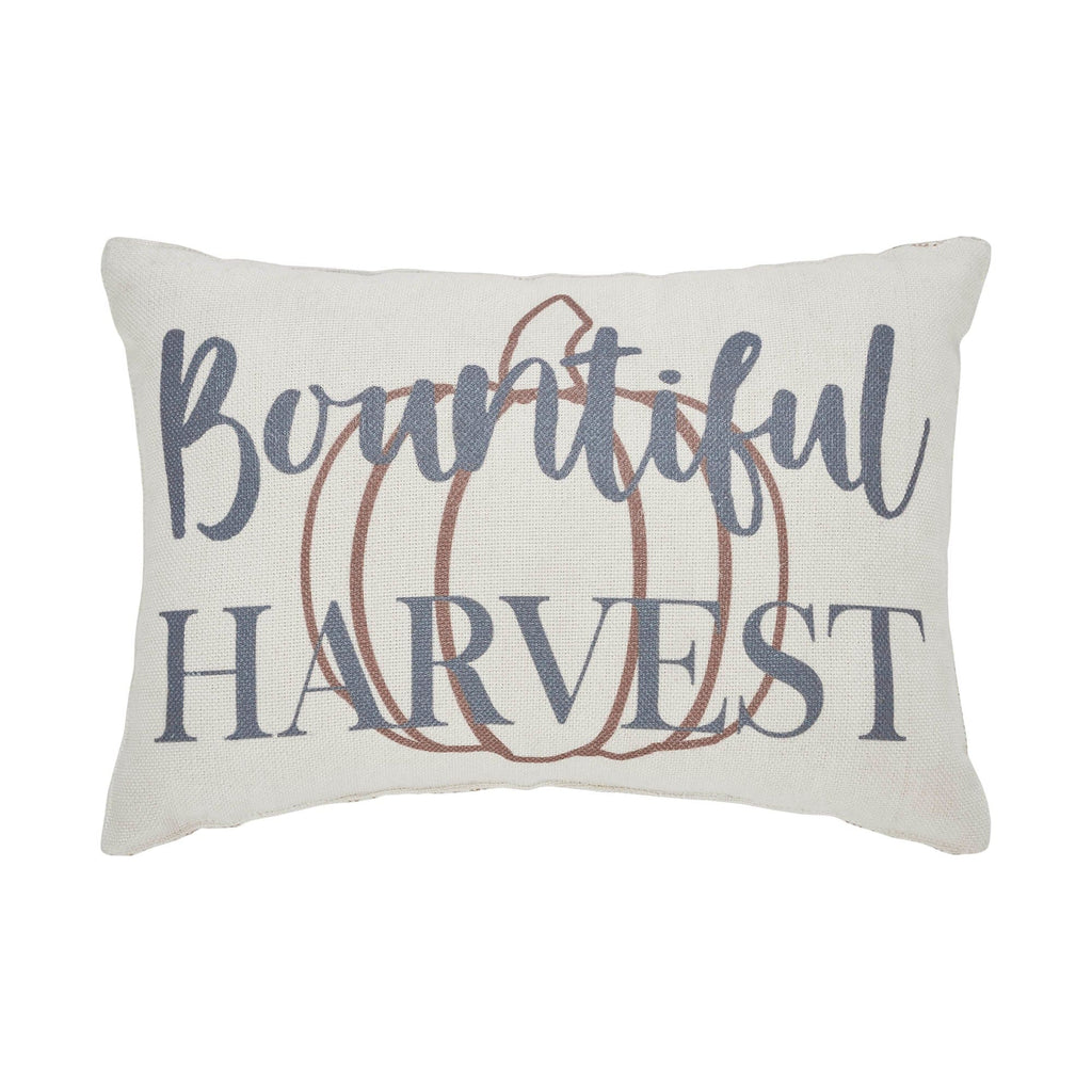 Seasons Crest Pillow Bountifall Pumpkin Harvest Pillow 9.5x14