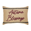 Seasons Crest Pillow Connell Autumn Blessings Pillow 9.5x14