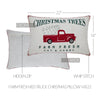 Farm Fresh Red Truck Christmas Pillow 14x22 - The Village Country Store 