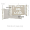 Grace Peace on Earth Pillow 14x22 - The Village Country Store 