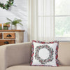 Gregor Plaid Wreath Pillow 12x12 - The Village Country Store 