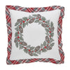 Gregor Plaid Wreath Pillow 12x12 - The Village Country Store 