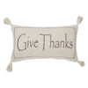 Harvest Blessings Give Thanks Woven Pillow 7x13 - The Village Country Store 