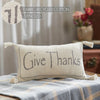 Harvest Blessings Give Thanks Woven Pillow 7x13 - The Village Country Store 