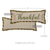 Harvest Blessings Thankful Pillow 5x15 - The Village Country Store 