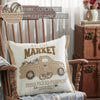 Harvest Market Fresh Picked Pumpkin Truck Pillow 18x18 - The Village Country Store 