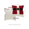 Kringle Chenille Santa Suit Pillow 12x12 - The Village Country Store 