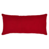 Seasons Crest Pillow Red and Green Applique Tree Pillow with Embroidery 14x30