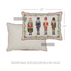 Seasons Crest Pillow Traditional Nutcracker Pillow 14x20