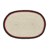 Jolly Ole Santa Jute Oval Placemat 10x15 - The Village Country Store 