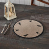Raven Harvest Stencil Placemat 14 inch Diameter - The Village Country Store 