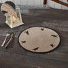 Raven Harvest Stencil Placemat 14 inch Diameter - The Village Country Store 