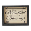 Seasons Crest Sign Bountiful Blessings w/ Arrows MDF Wall Sign 8x10.5x1.5