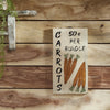 Seasons Crest Sign Carrot Wooden Sign 15x8
