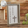 Seasons Crest Sign Celebrate Jesus Wooden Shadow Box Frame 15x9x1