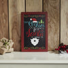 Cookies For Santa Framed Wall Hanging Sign 12x8 - The Village Country Store 