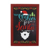 Cookies For Santa Framed Wall Hanging Sign 12x8 - The Village Country Store 