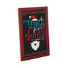 Cookies For Santa Framed Wall Hanging Sign 12x8 - The Village Country Store 