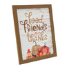 Seasons Crest Sign Food Friends & Thanks Wall Sign 12x10