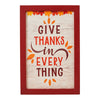 Give Thanks In Everything Fall Leaves Wall Sign 12x8 - The Village Country Store 