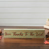 Give Thanks To The Lord Green Base MDF Sign 3x14 - The Village Country Store 