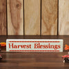 Harvest Blessings w/ Mini Stars MDF Sign 3x14x1 - The Village Country Store 