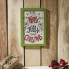 Have A Holly Jolly Christmas Framed Wall Hanging Sign 12x8 - The Village Country Store 