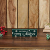 Have Yourself A Merry Little Christmas Green Block Sign 3x10 - The Village Country Store 