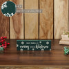 Have Yourself A Merry Little Christmas Green Block Sign 3x10 - The Village Country Store 