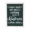 Have Yourself A Merry Little Christmas Green Wall Hanging Sign 15x11 - The Village Country Store 