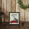 It's The Most Wonderful Time Truck Framed Wall Hanging Sign 12x10 - The Village Country Store 