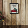 It's The Most Wonderful Time Truck Framed Wall Hanging Sign 12x10 - The Village Country Store 