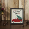 It's The Most Wonderful Time Truck Framed Wall Hanging Sign 12x10 - The Village Country Store 