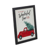 It's The Most Wonderful Time Truck Framed Wall Hanging Sign 12x10 - The Village Country Store 