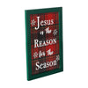 Jesus Is The Reason Plaid Framed Wall Hanging Sign 12x8 - The Village Country Store 