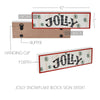 Jolly Snowflake Block Sign 3x10 - The Village Country Store 