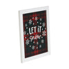 Let It Snow Plaid Wall Hanging Sign 11x9 - The Village Country Store 