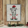 Let Me Take A Selfie Elf Framed Wall Hanging Sign 12x10 - The Village Country Store 