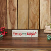 Merry and Bright Block Sign 3x10 - The Village Country Store 