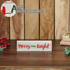 Merry and Bright Block Sign 3x10 - The Village Country Store 