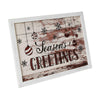 Season's Greetings Ornaments Wall Hanging Sign 11x16 - The Village Country Store 