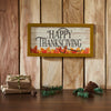 Shiplap Happy Thanksgiving Fall Leaves Wall Sign 8x16 - The Village Country Store 