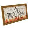 Shiplap Happy Thanksgiving Fall Leaves Wall Sign 8x16 - The Village Country Store 